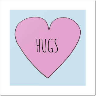 Hug Love Posters and Art